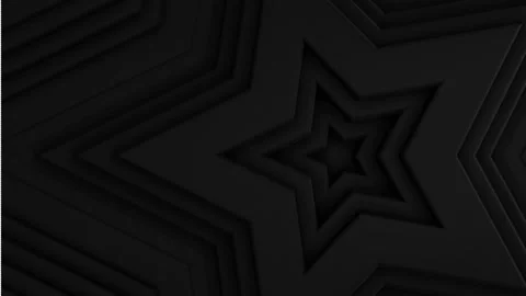 Black minimalistic background. Abstract star pattern with offset effect. Animati Stock Footage 149637825