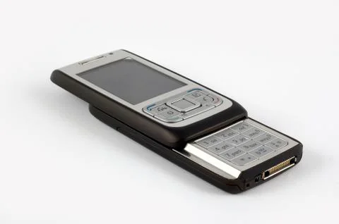 Black mobile phone Stock Photos