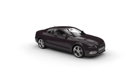 Black Model Car Stock Illustration