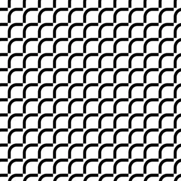 Black model with simple shapes Stock Illustration