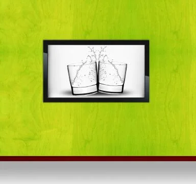 Black modern Frame Stock Photos