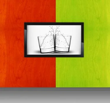 Black modern Frame Stock Photos