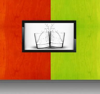 Black modern Frame Stock Photos