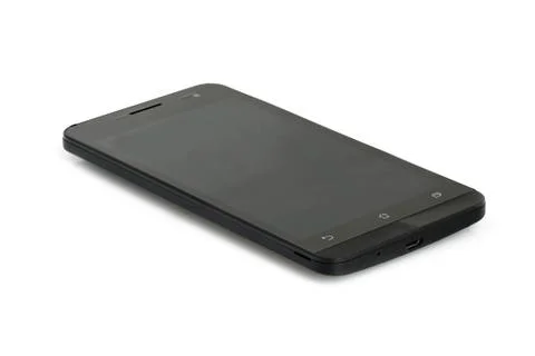 Black modern smartphone Stock Photos