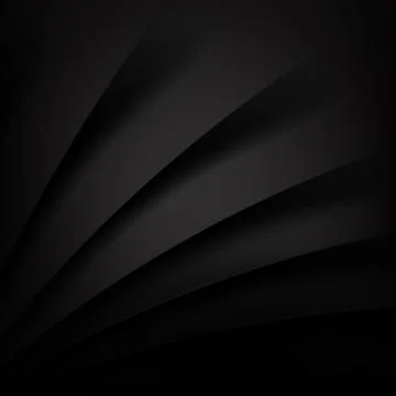 Black modern vector background overlap multi paper lighting for text and me.. Stock Illustration