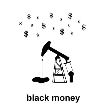 Black money Illustrazione stock