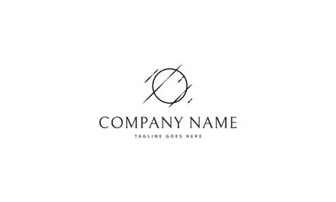 Black Moon vector logo image Stock Illustration