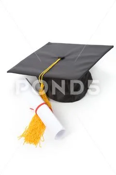 Black Mortarboard Stock Photos