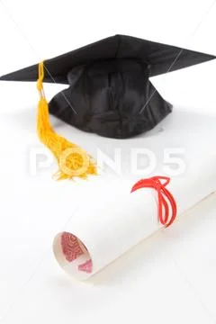 Black Mortarboard Stock Photos