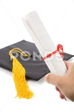 Black Mortarboard Stock Photos