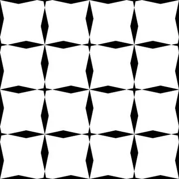 Black mosaic seamless Stock Illustration
