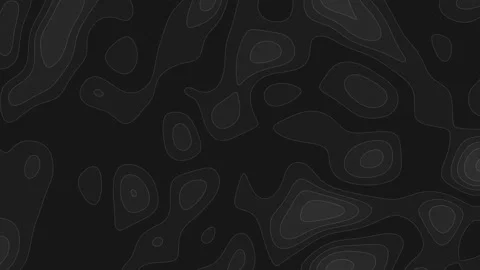 Black motion design Modern flowing changing landscape with contour lines Stock Footage 160863110