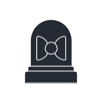 Black Motion sensor icon isolated on white background.  Vector Stock Illustration