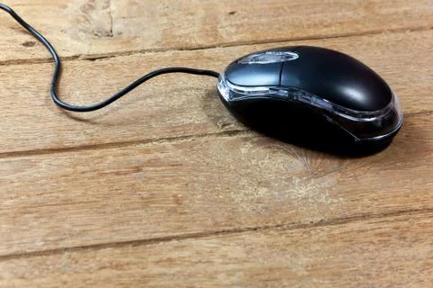 Black Mouse computer Stock Photos
