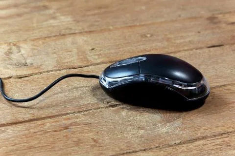 Black Mouse computer Stock Photos