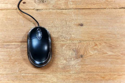 Black Mouse computer Stock Photos