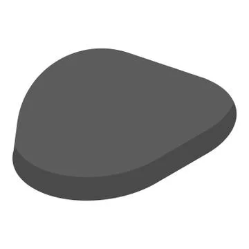 Black mouse icon, isometric style Stock Illustration