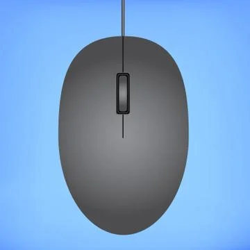 Black mouse Stock Illustration