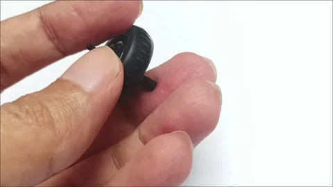 Black Mouse Scroll Wheel Replacement Component Footage Stock Footage 336472873