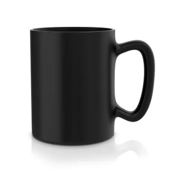 Black Mug Stock Illustration