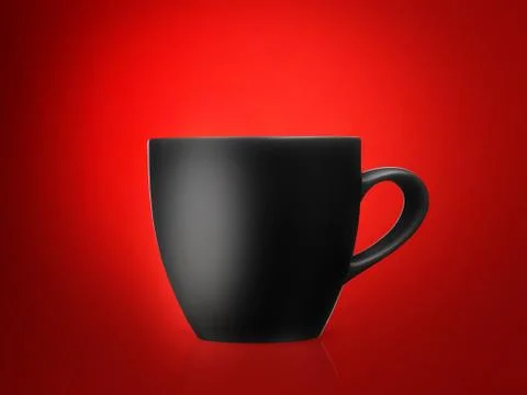 Black mug Stock Photos