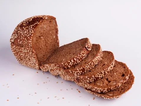 Black Multigrain Bread Stock Photos