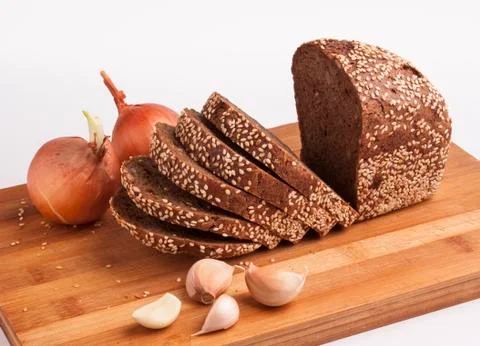 Black Multigrain Bread Stock Photos