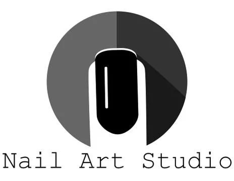 Black nail icon Illustrazione stock