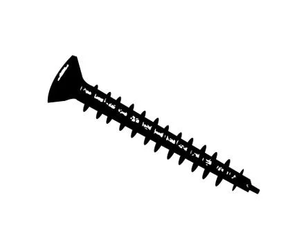 Black nail Stock Illustration