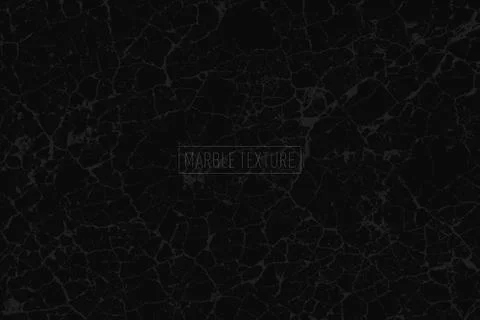 Black natural marble texture vector illustration Stock Illustration