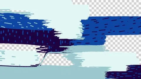 Black, Navy, Blue, and Teal color composition. Abstract Painting background Stock Illustration