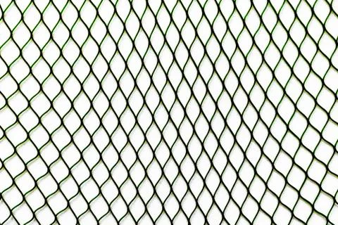 Black Net on the White Background Stock Photos