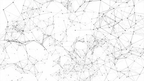 Black network lines Stockillustratie