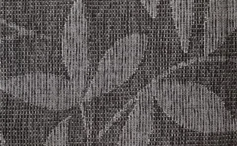 Black nodes forming a shape of a leaf Stock Photos