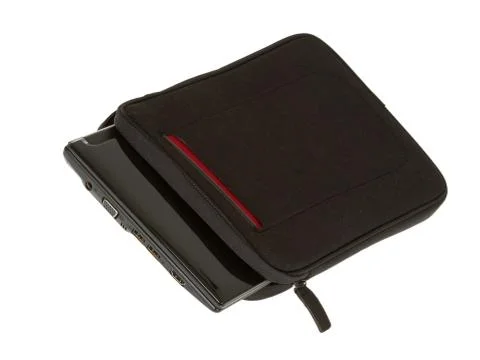 Black notebook bag close-up Stock Photos