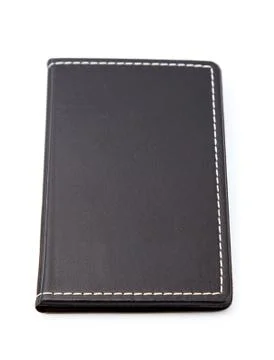Black notebook Stock Photos