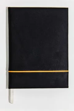 Black notebook Stock Photos