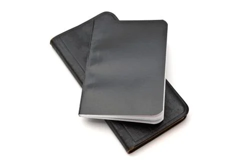 Black notebooks 스톡 사진