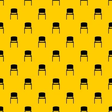 Black office chair pattern vector 스톡 일러스트