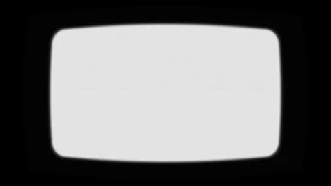 Black old TV screen frame animation with center placeholder morphing. Stock Footage 332948414
