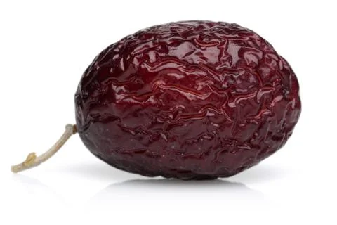 Black olive on white background Stock Photos
