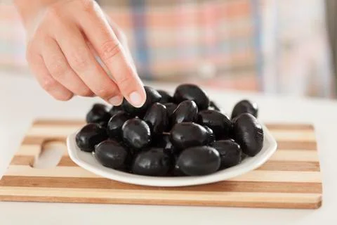 Black olives Stock Photos