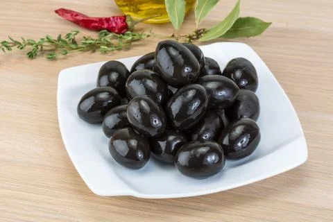 Black olives Stock Photos