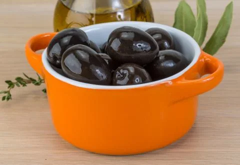 Black olives Stock Photos