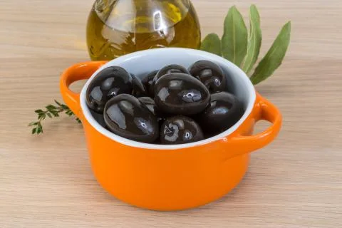 Black olives Stock Photos