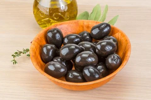 Black olives Stock Photos
