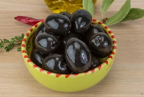 Black olives Stock Photos