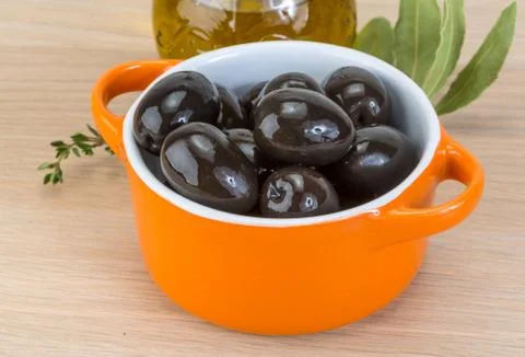 Black olives Stock Photos