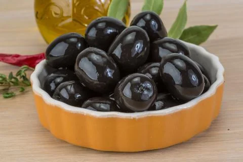 Black olives Stock Photos