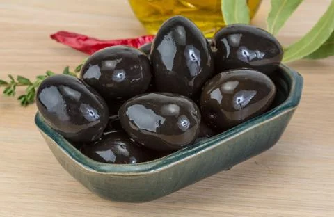 Black olives Stock Photos